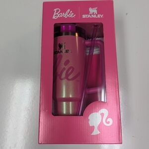 Stanley Barbie Pink Tumbler with Straw
